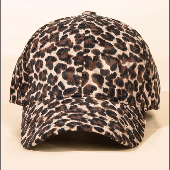 Leopard Print Baseball Cap - NWT - Picture 3 of 3